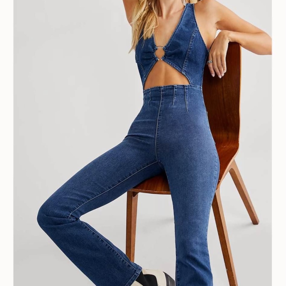 Free People Ultraviolet Jumpsuit